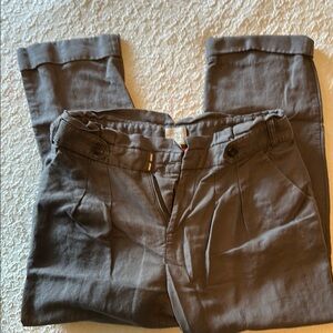 Anthropologie Cropped Pants with Relaxed Fit